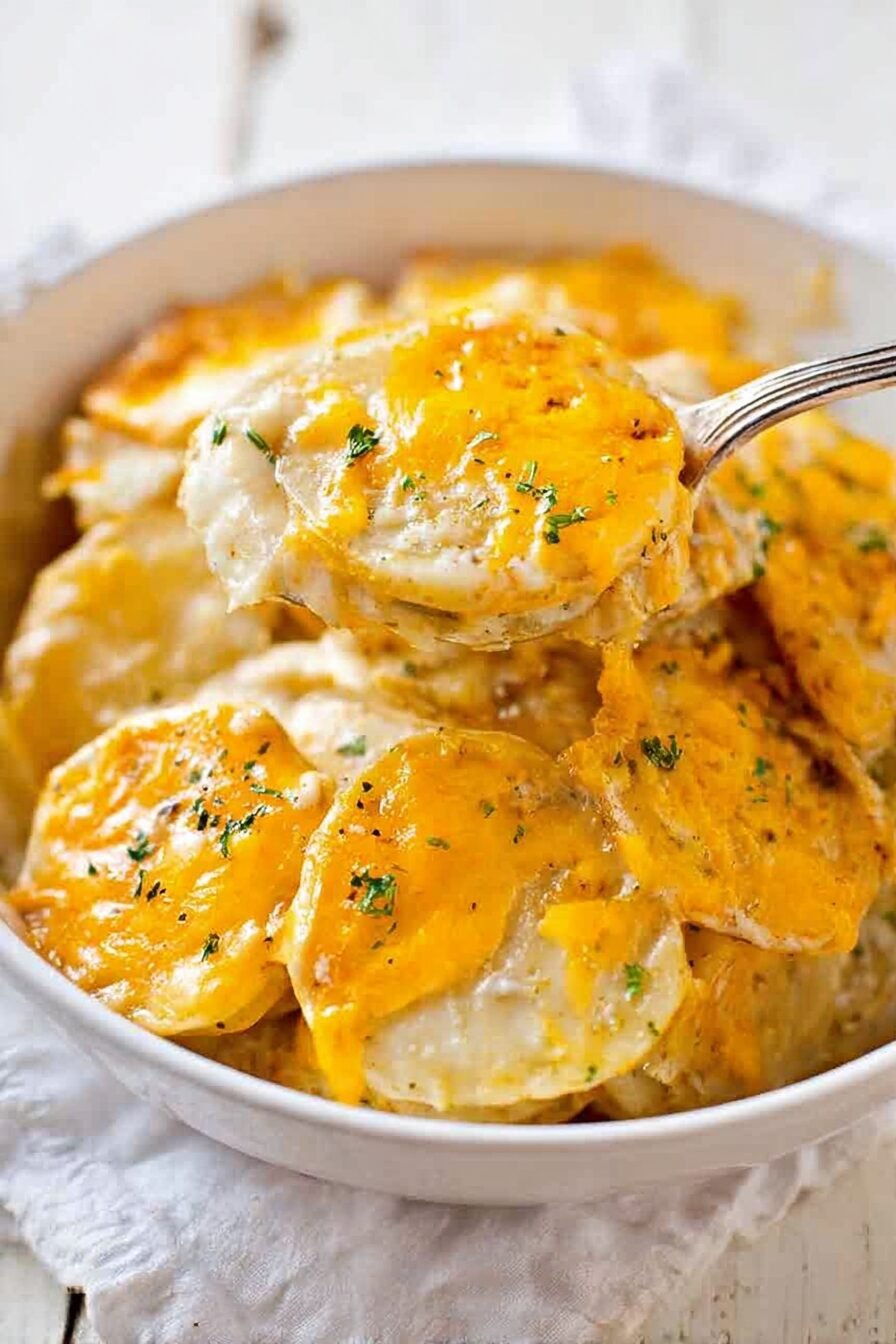 Creamy Crockpot Scalloped Potatoes Recipe