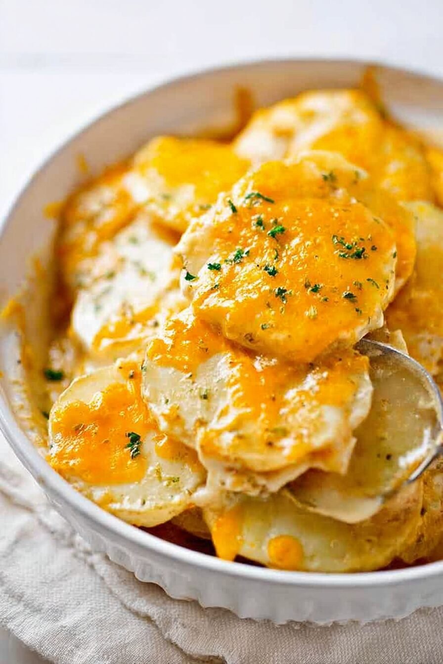 Creamy Crockpot Scalloped Potatoes Recipe