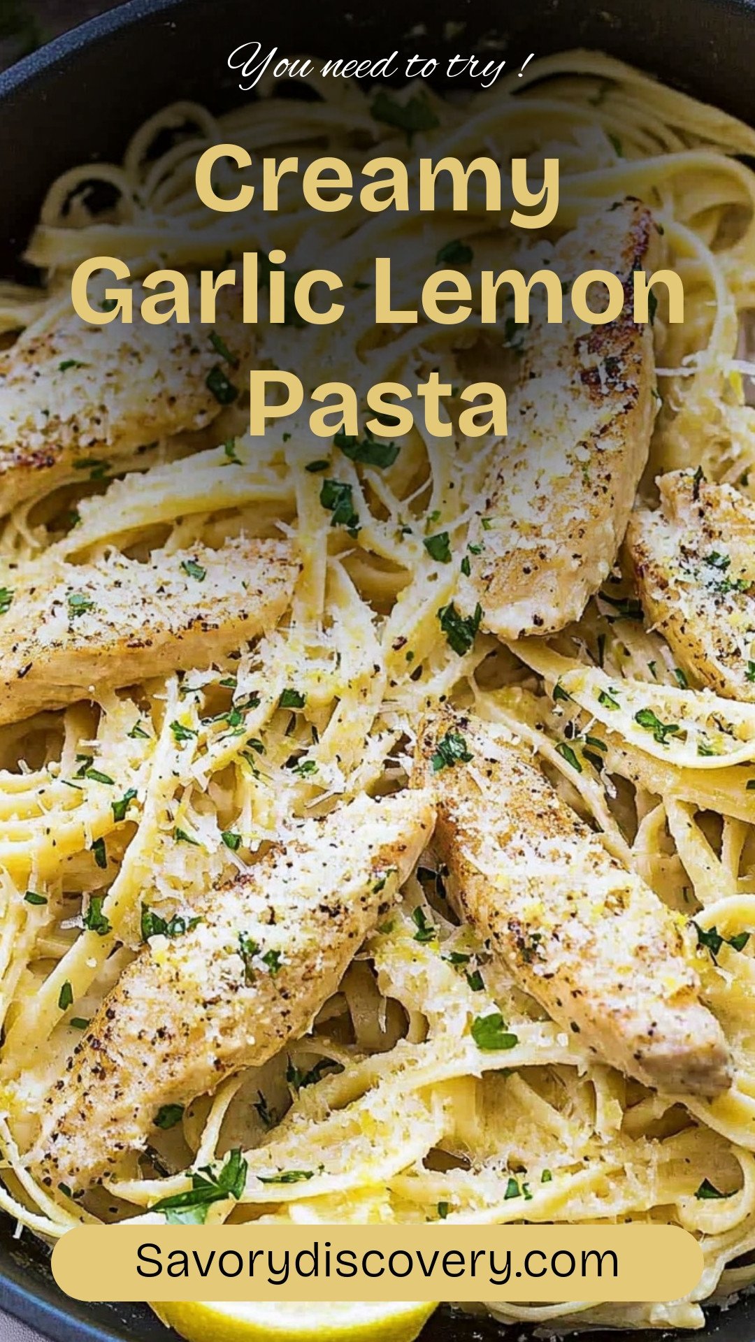 Creamy Garlic Lemon Pasta