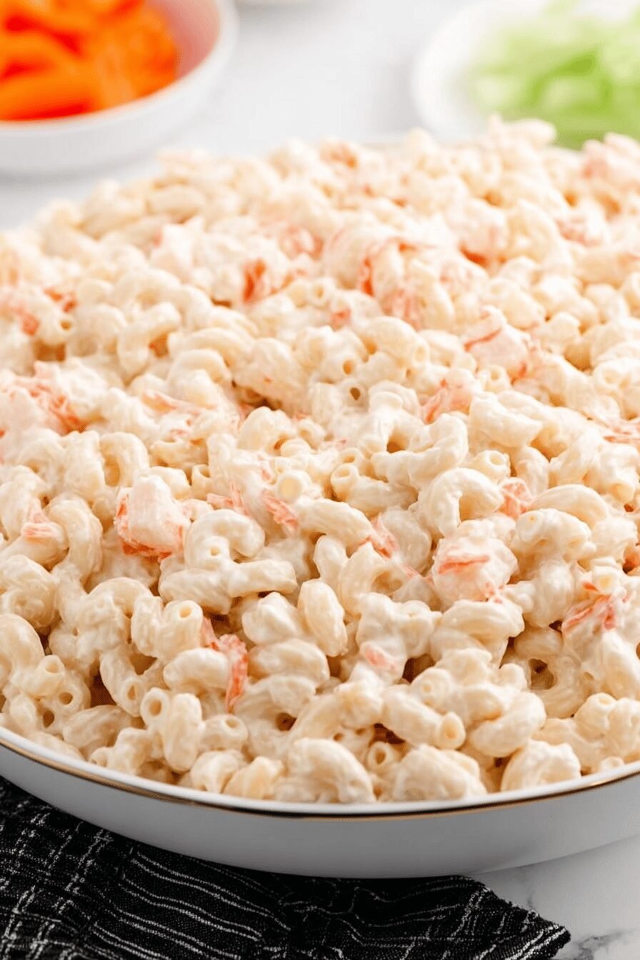 Creamy Hawaiian Macaroni Salad Side Dish