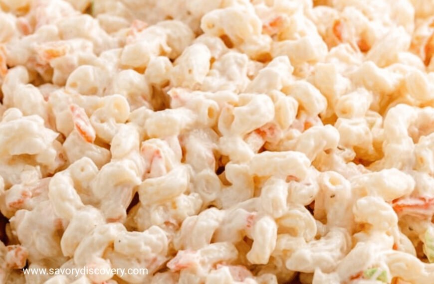 Creamy Hawaiian Macaroni Salad Side Dish