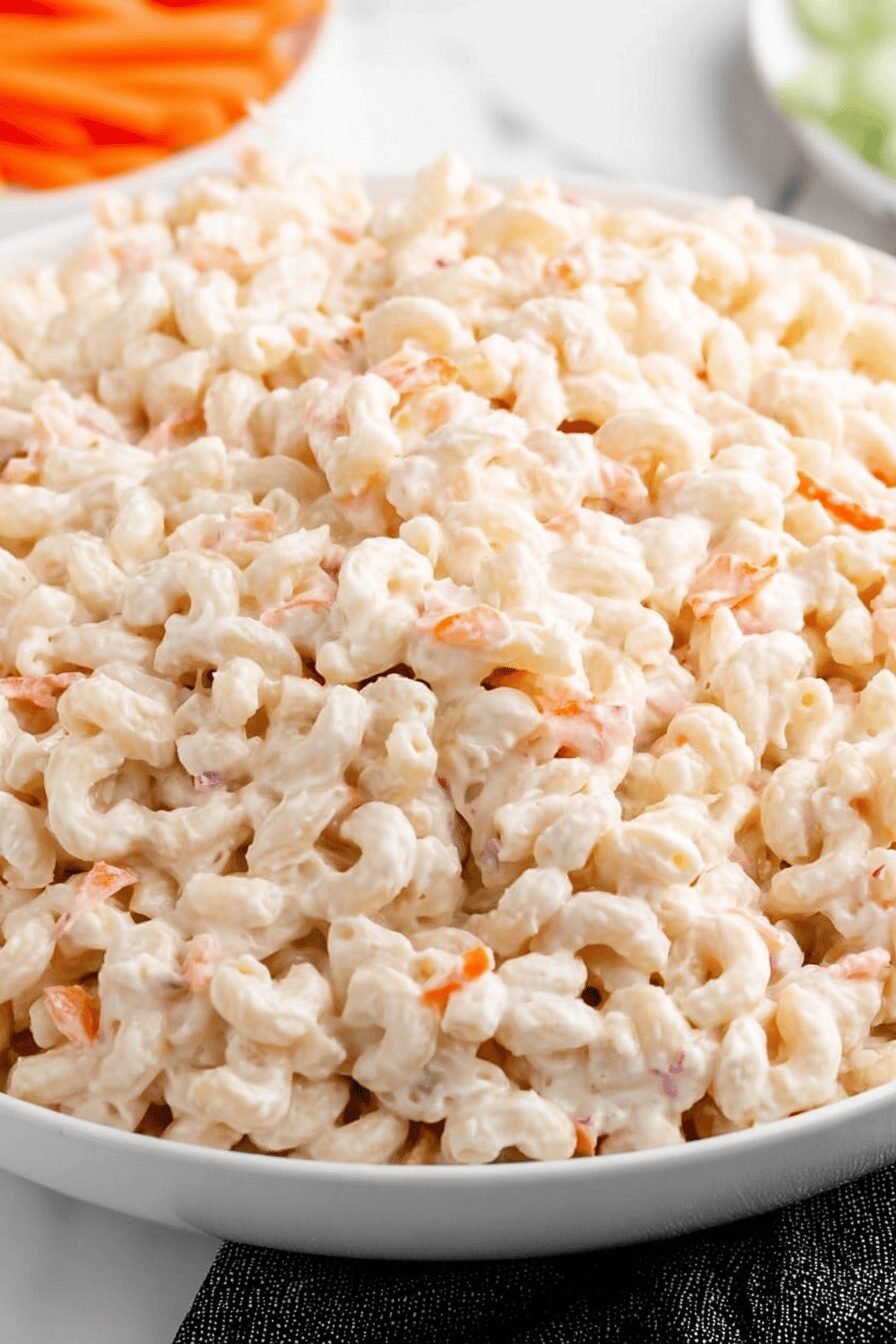 Creamy Hawaiian Macaroni Salad Side Dish
