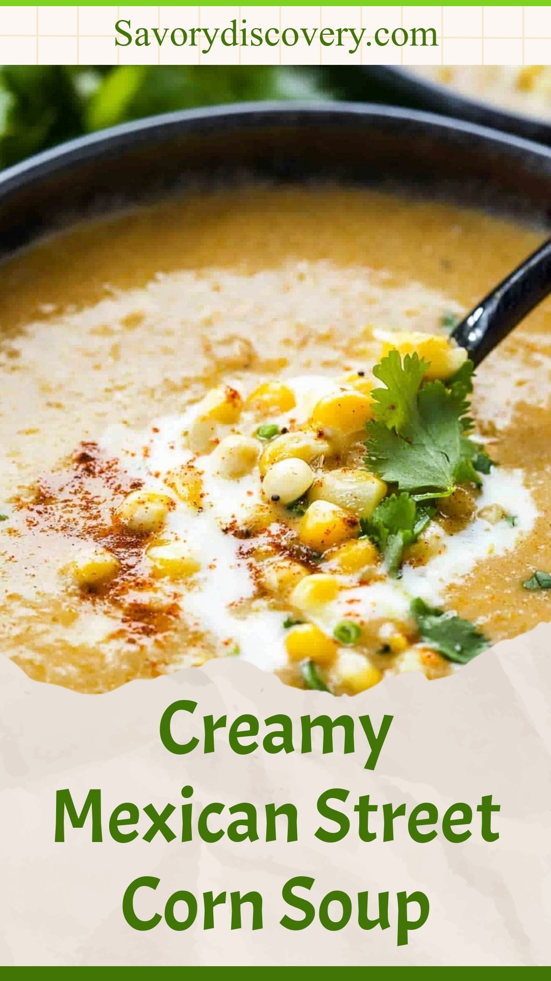 Creamy Mexican Street Corn Soup