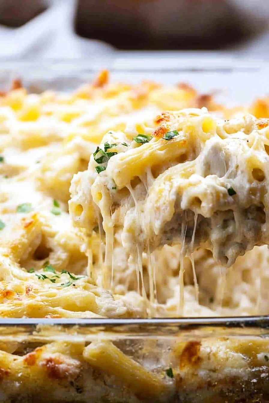 Creamy Turkey Pasta Casserole Bake