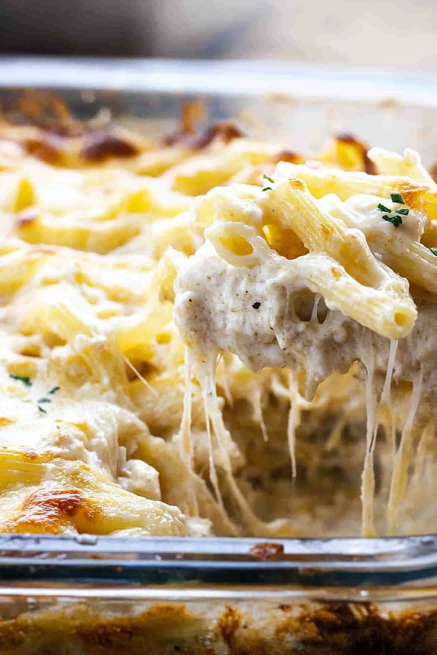 Creamy Turkey Pasta Casserole Bake