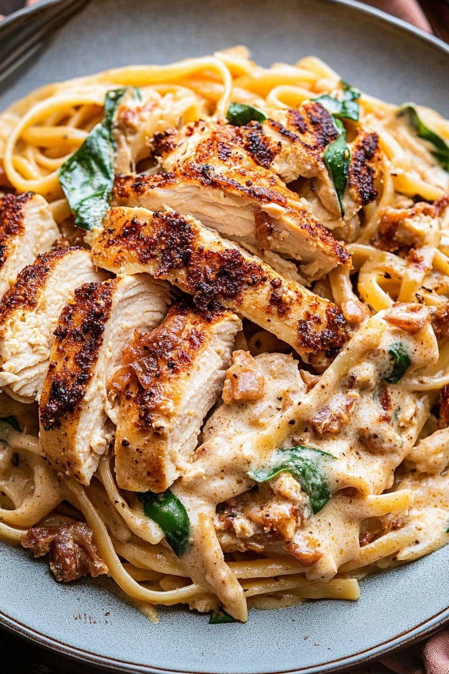 Creamy Tuscan Chicken Pasta Recipe