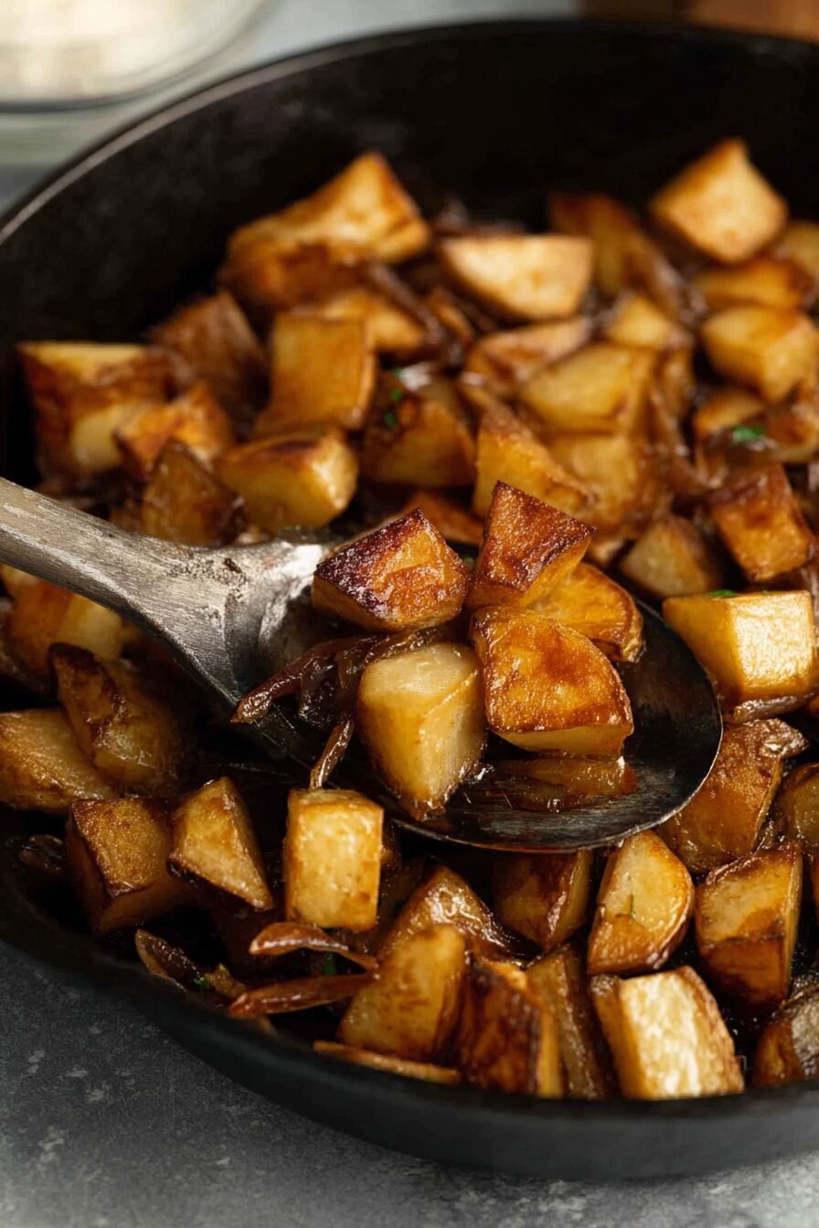 Crispy Cast Iron Skillet Potatoes Recipe
