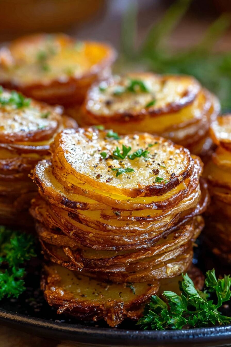 Crispy Potato Stacks Recipe