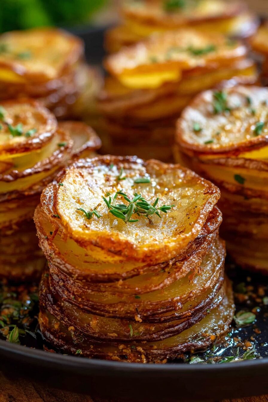 Crispy Potato Stacks Recipe