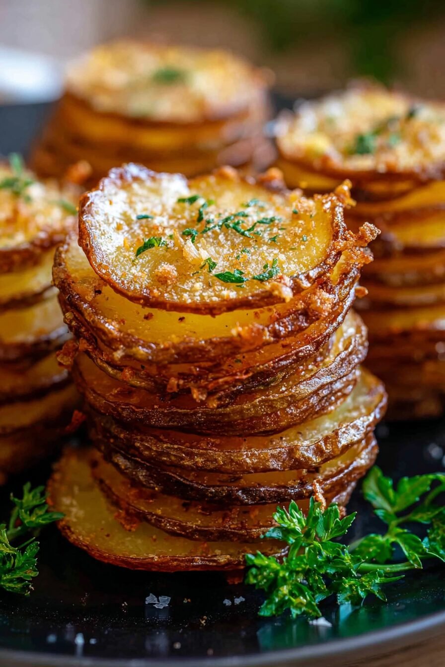 Crispy Potato Stacks Recipe