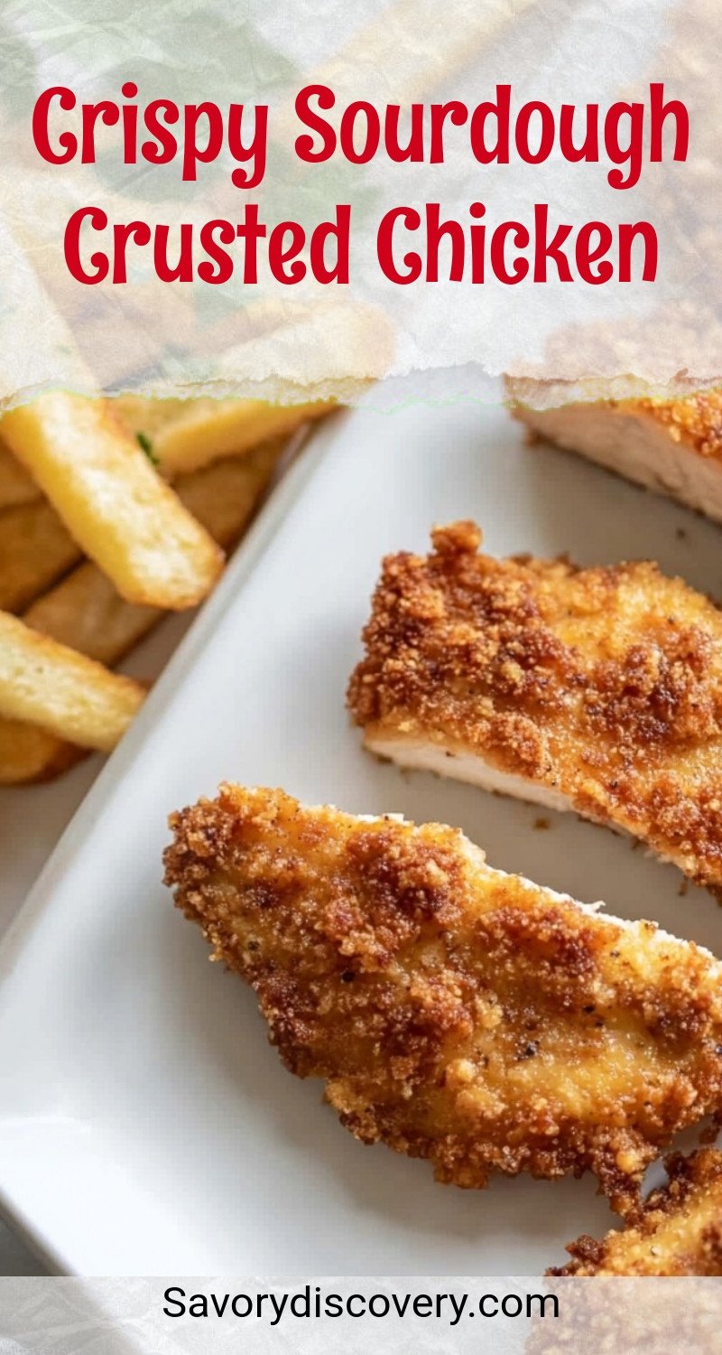 Crispy Sourdough Crusted Chicken