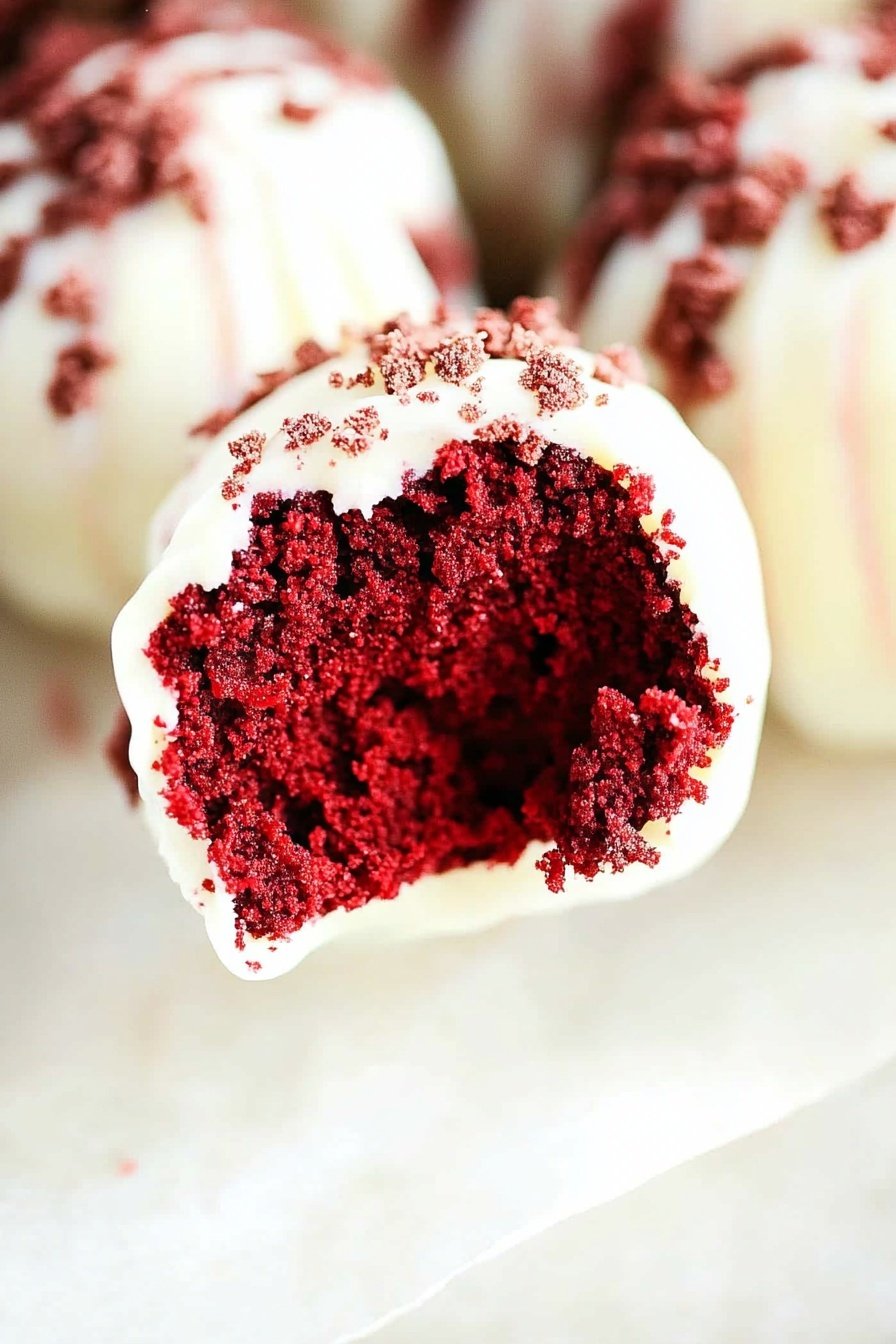 Decadent Red Velvet Truffle Treats