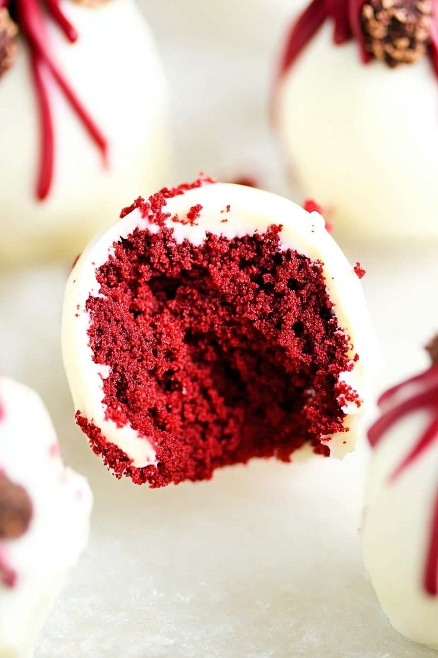 Decadent Red Velvet Truffle Treats