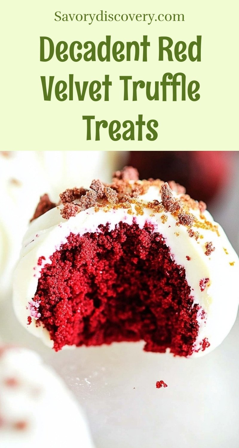 Decadent Red Velvet Truffle Treats