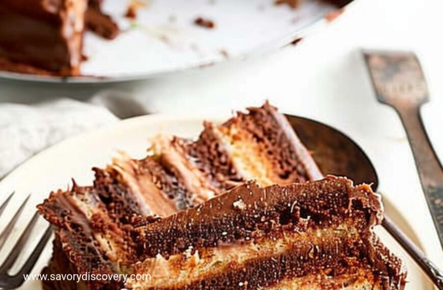 Decadent Triple Chocolate Mousse Cake