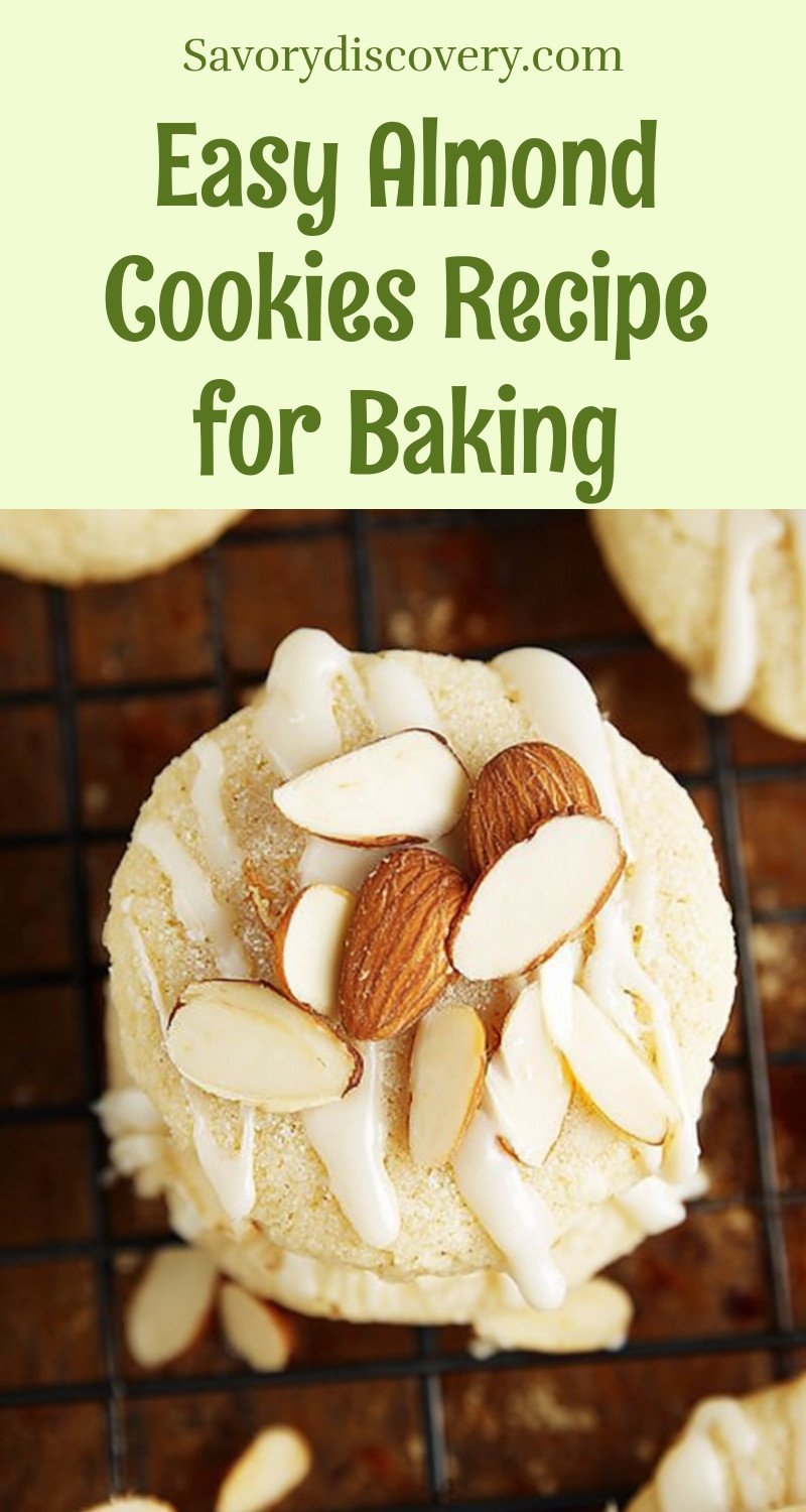 Easy Almond Cookies Recipe for Baking