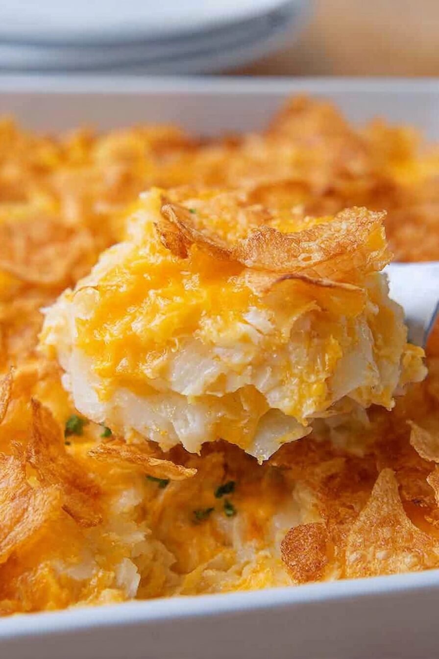 Easy Cheesy Potato Casserole Recipe