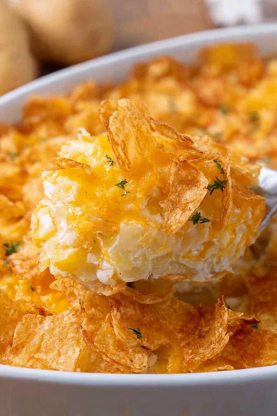Easy Cheesy Potato Casserole Recipe