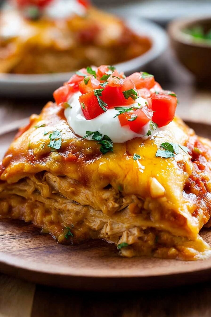 Easy Chicken Tortilla Casserole Recipe
