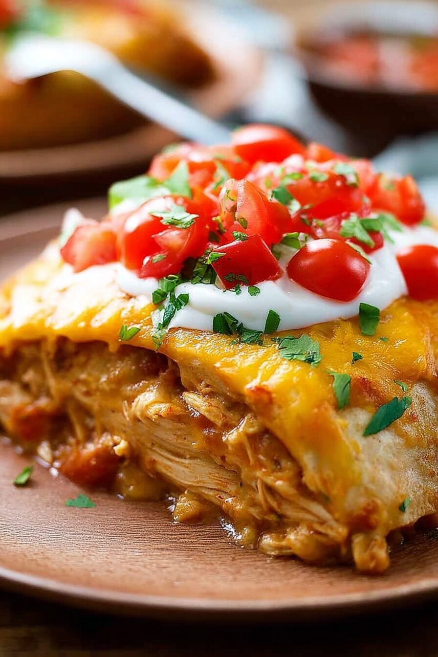 Easy Chicken Tortilla Casserole Recipe