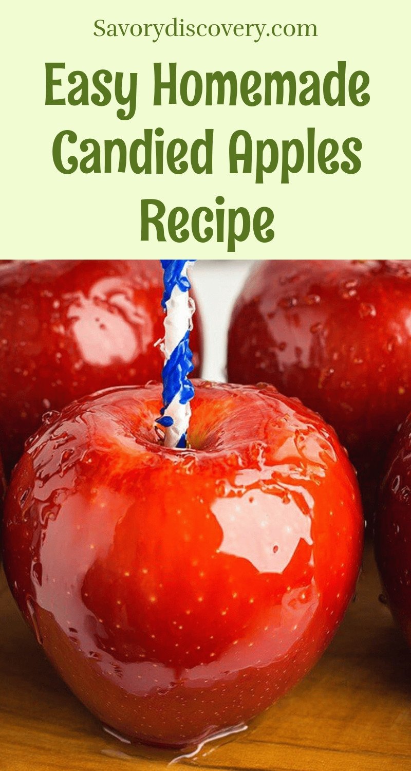 Easy Homemade Candied Apples Recipe