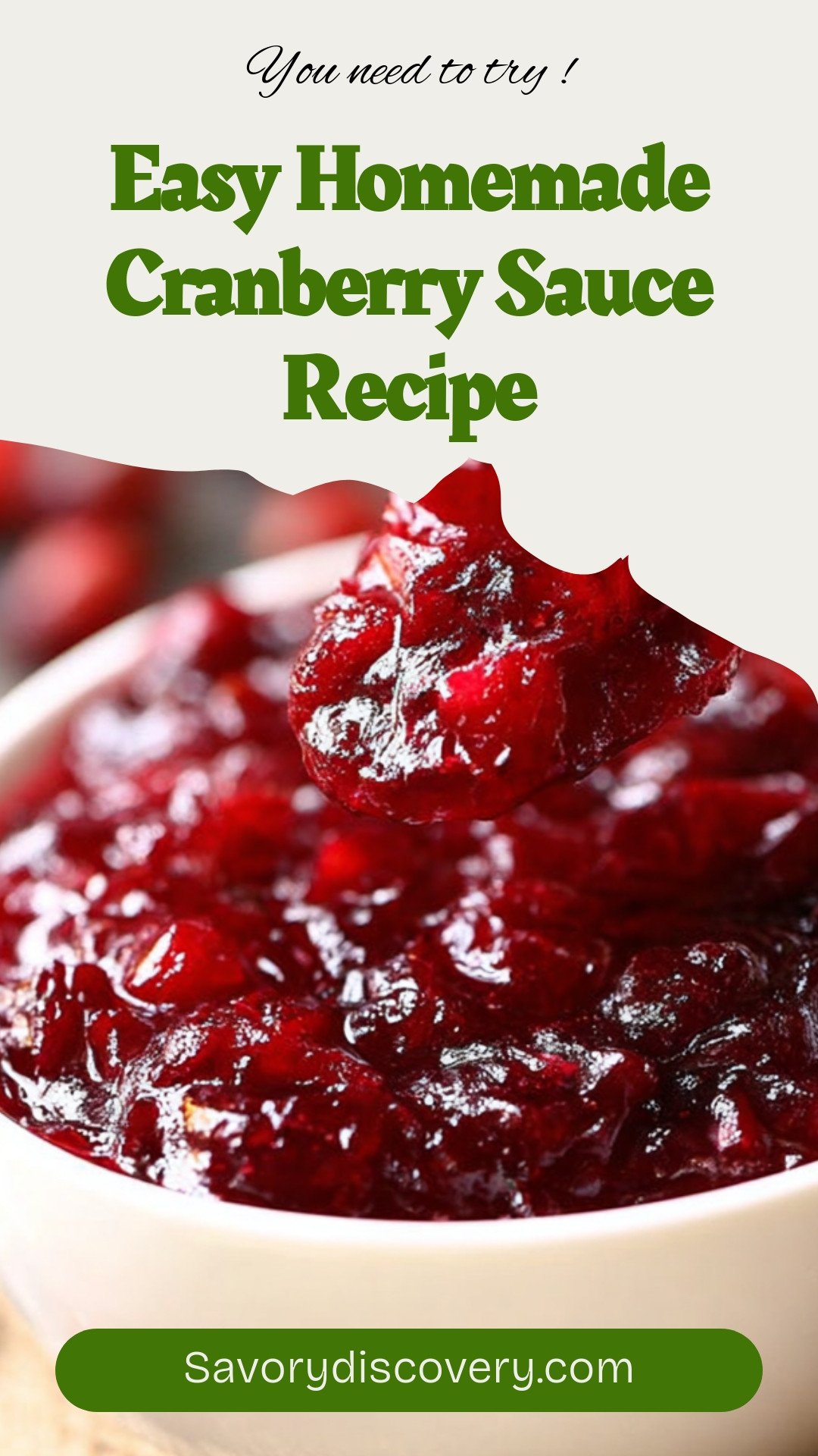 Easy Homemade Cranberry Sauce Recipe