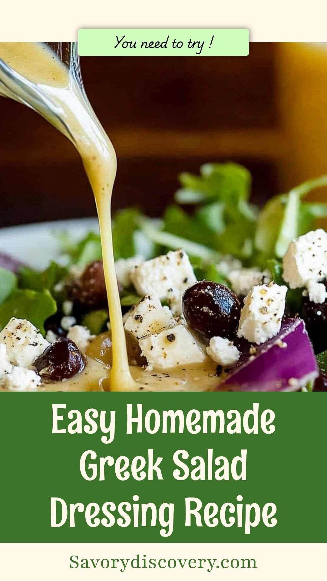 Easy Homemade Greek Salad Dressing Recipe
