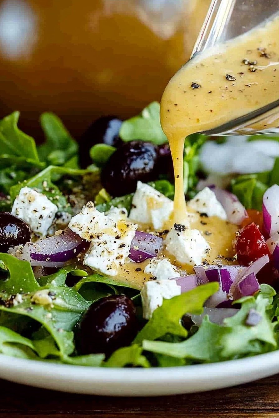 Easy Homemade Greek Salad Dressing Recipe