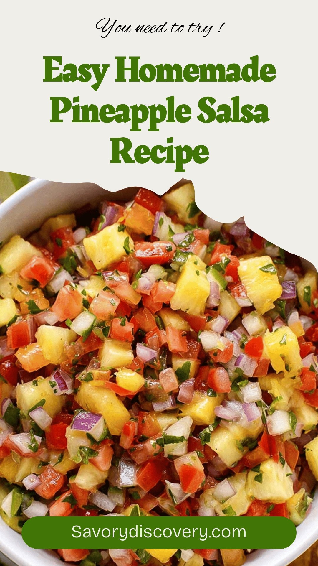 Easy Homemade Pineapple Salsa Recipe