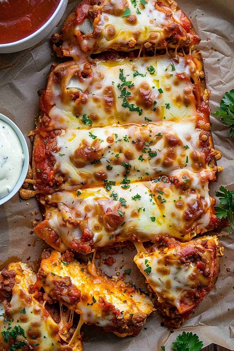 Easy Lasagna Garlic Bread Recipe