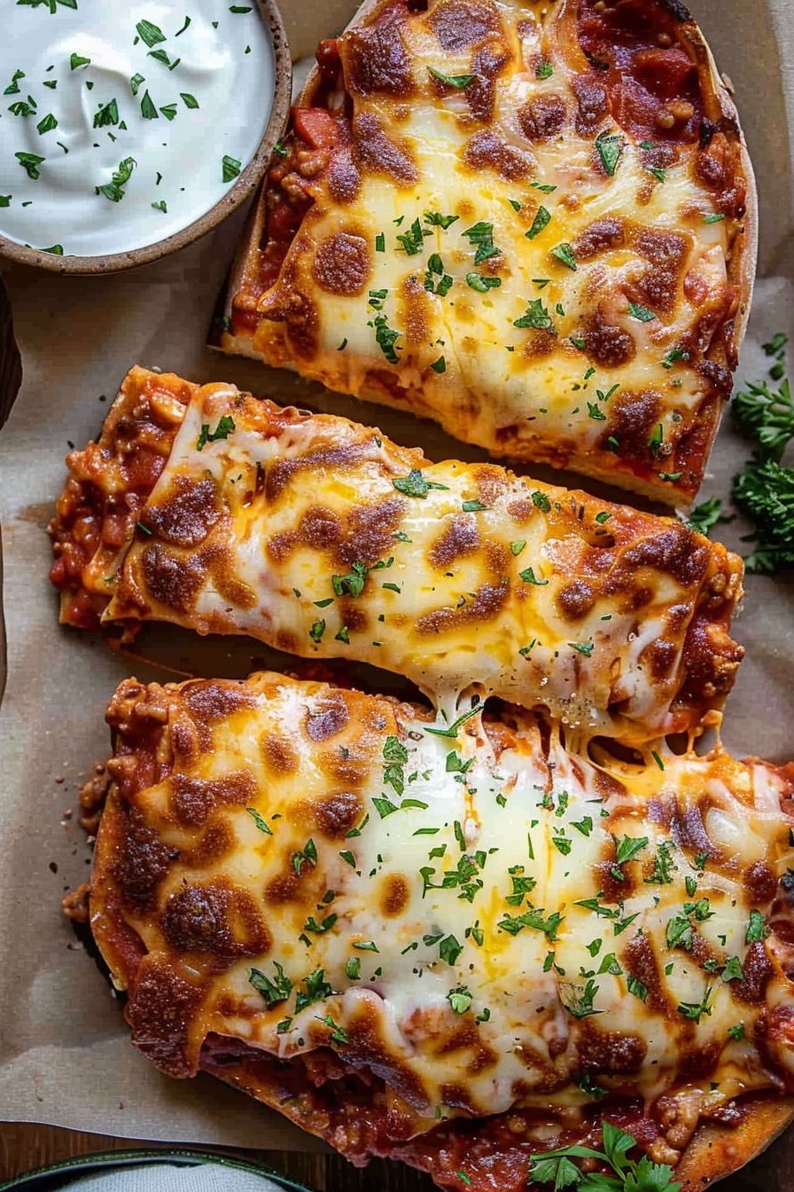 Easy Lasagna Garlic Bread Recipe