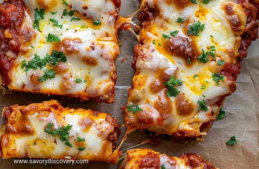 Easy Lasagna Garlic Bread Recipe