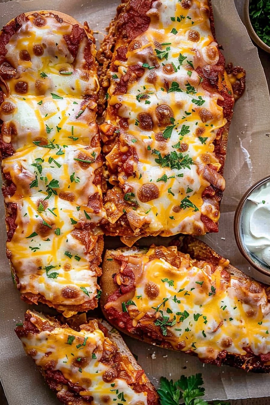 Easy Lasagna Garlic Bread Recipe