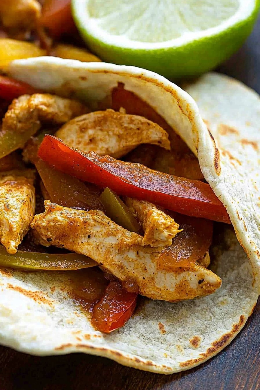 Easy Sheet Pan Chicken Fajita Dinner