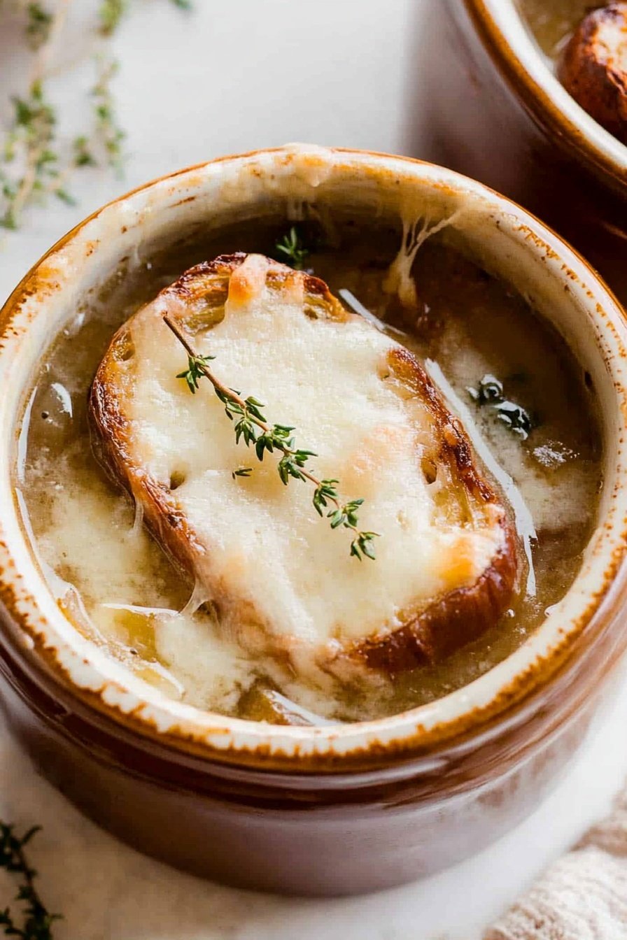 Easy Slow Cooker French Onion Soup
