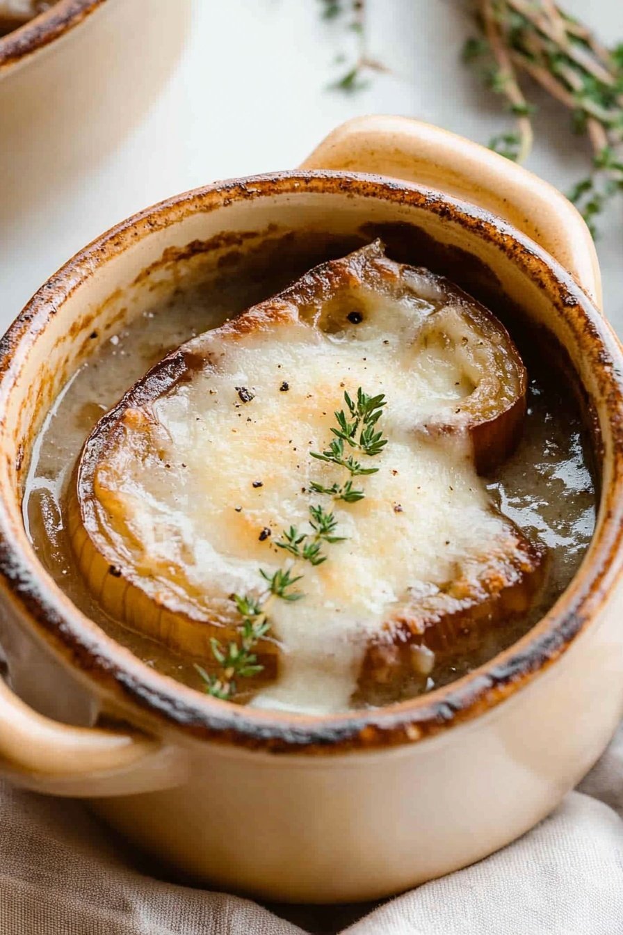 Easy Slow Cooker French Onion Soup