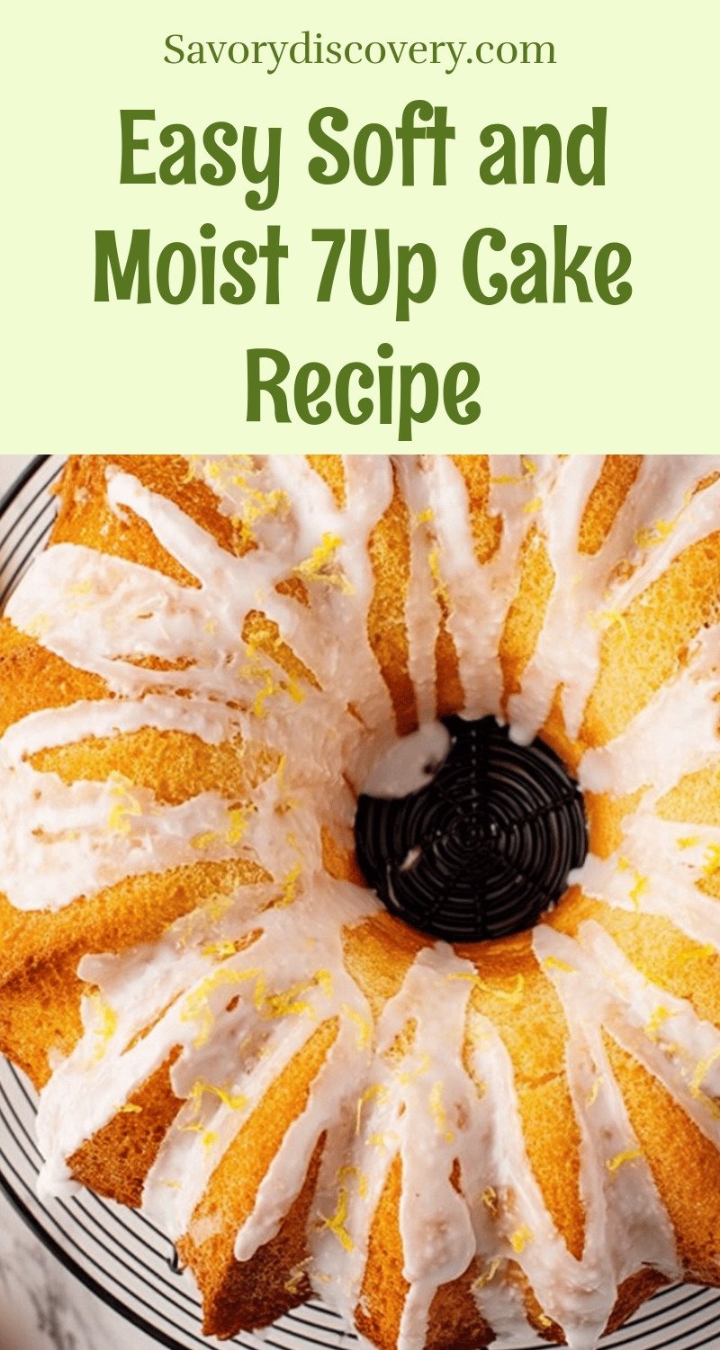 Easy Soft and Moist 7Up Cake Recipe