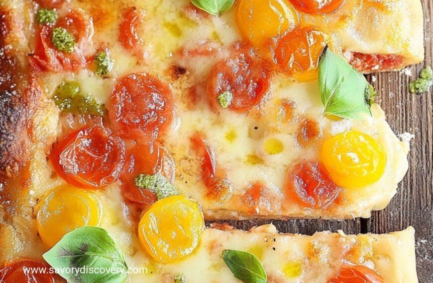 Easy Tomato Focaccia Bread Recipe