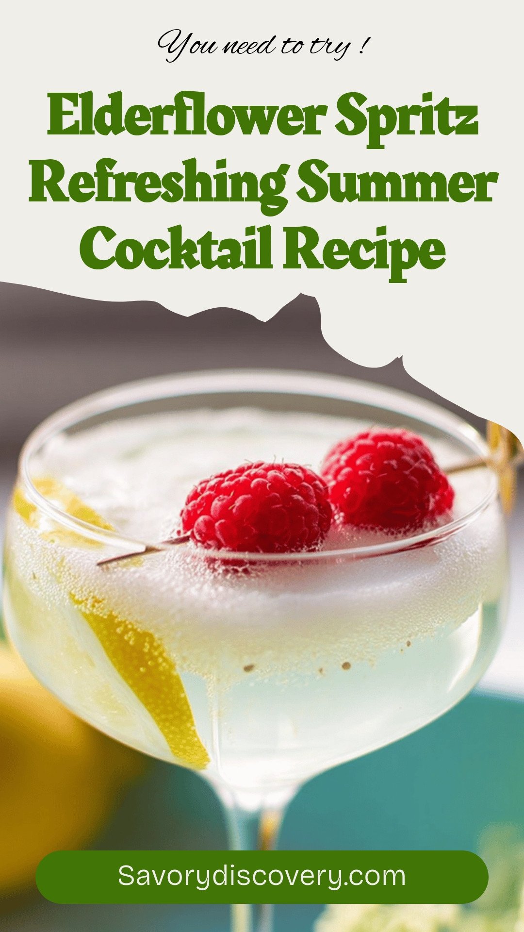 Elderflower Spritz Refreshing Summer Cocktail Recipe