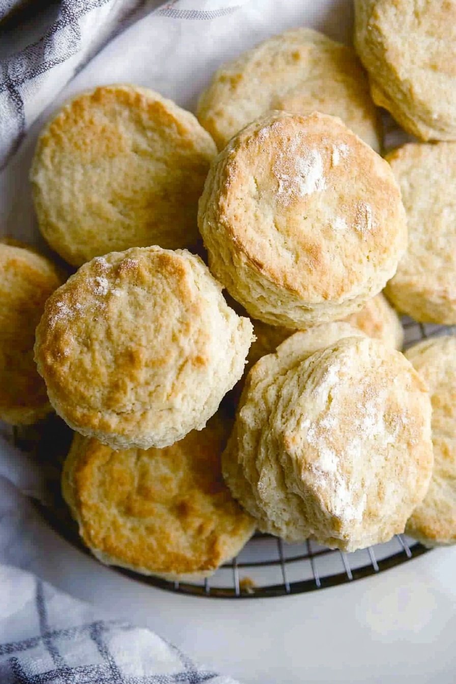 Fluffy Sourdough Discard Biscuits