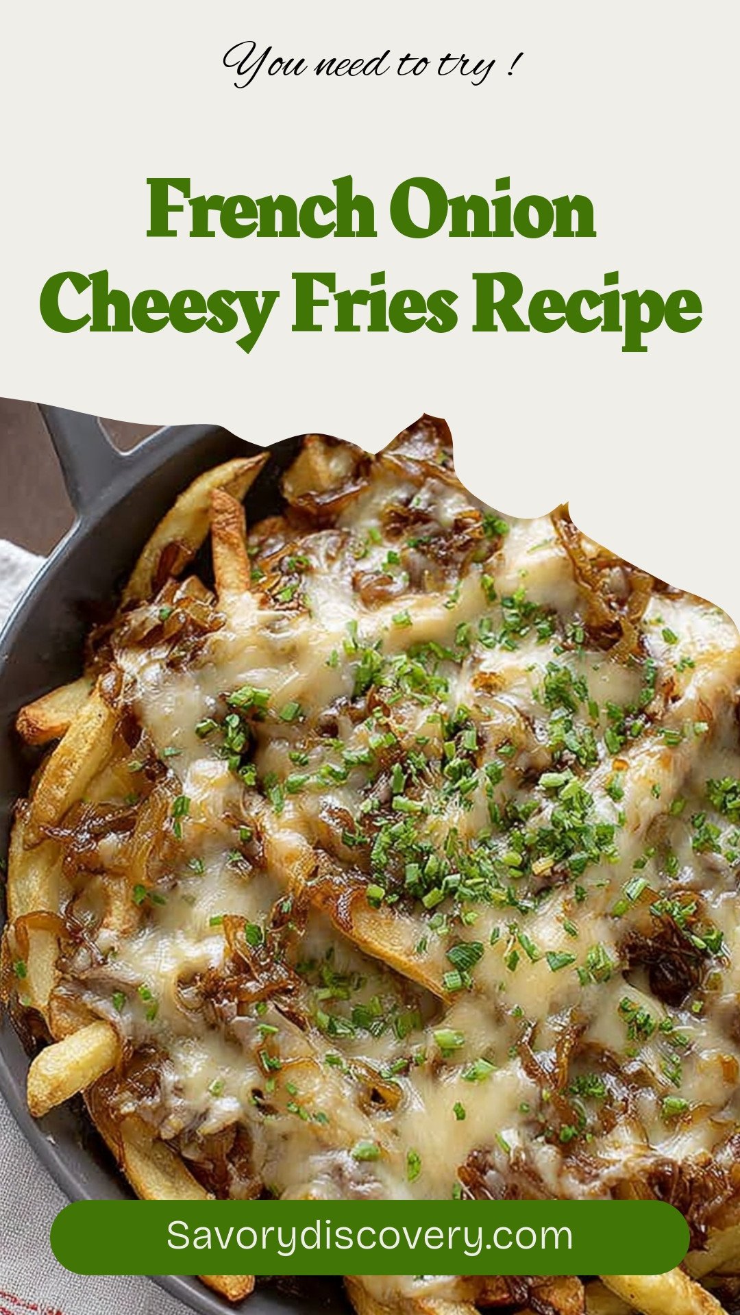 French Onion Cheesy Fries Recipe