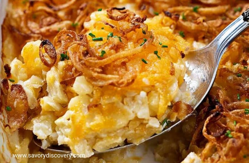 French Onion Funeral Potatoes Casserole Recipe