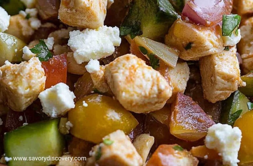Fresh Chickpea Salad with Mediterranean Flavors