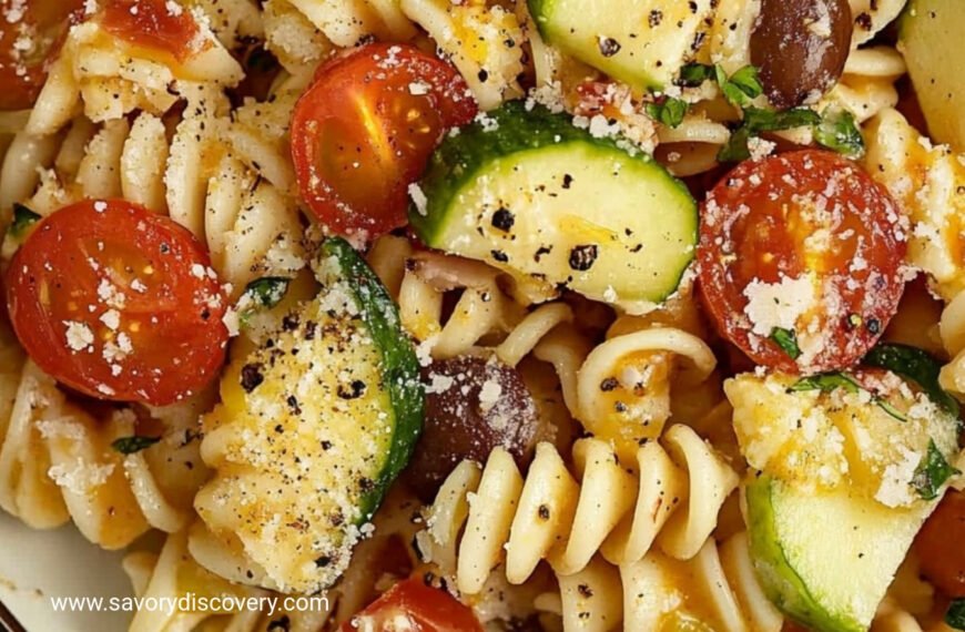 Fresh Mediterranean Pasta Salad