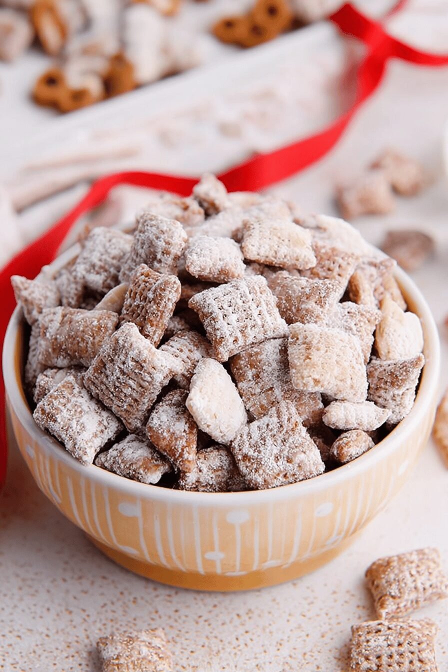 Gingerbread Puppy Chow Recipe