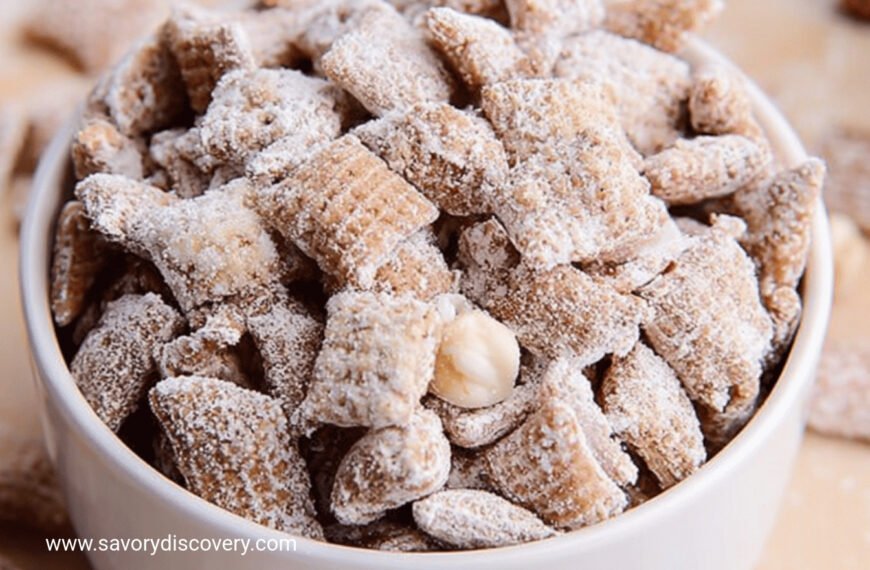 Gingerbread Puppy Chow Recipe
