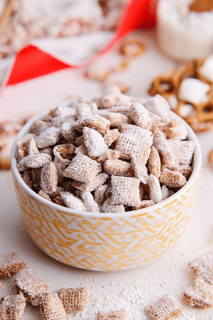 Gingerbread Puppy Chow Recipe