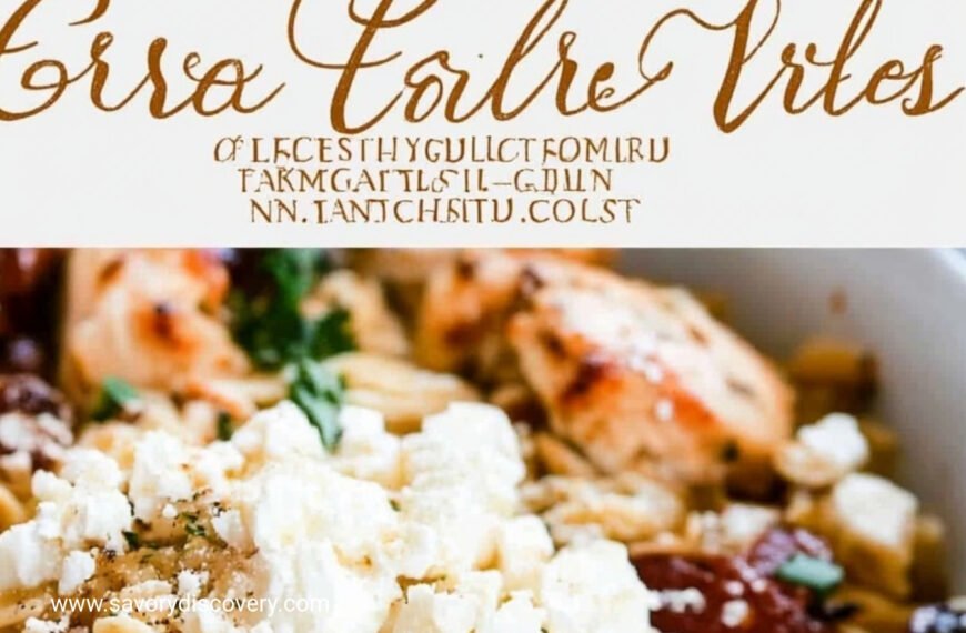 Greek Orzo and Chicken Dinner