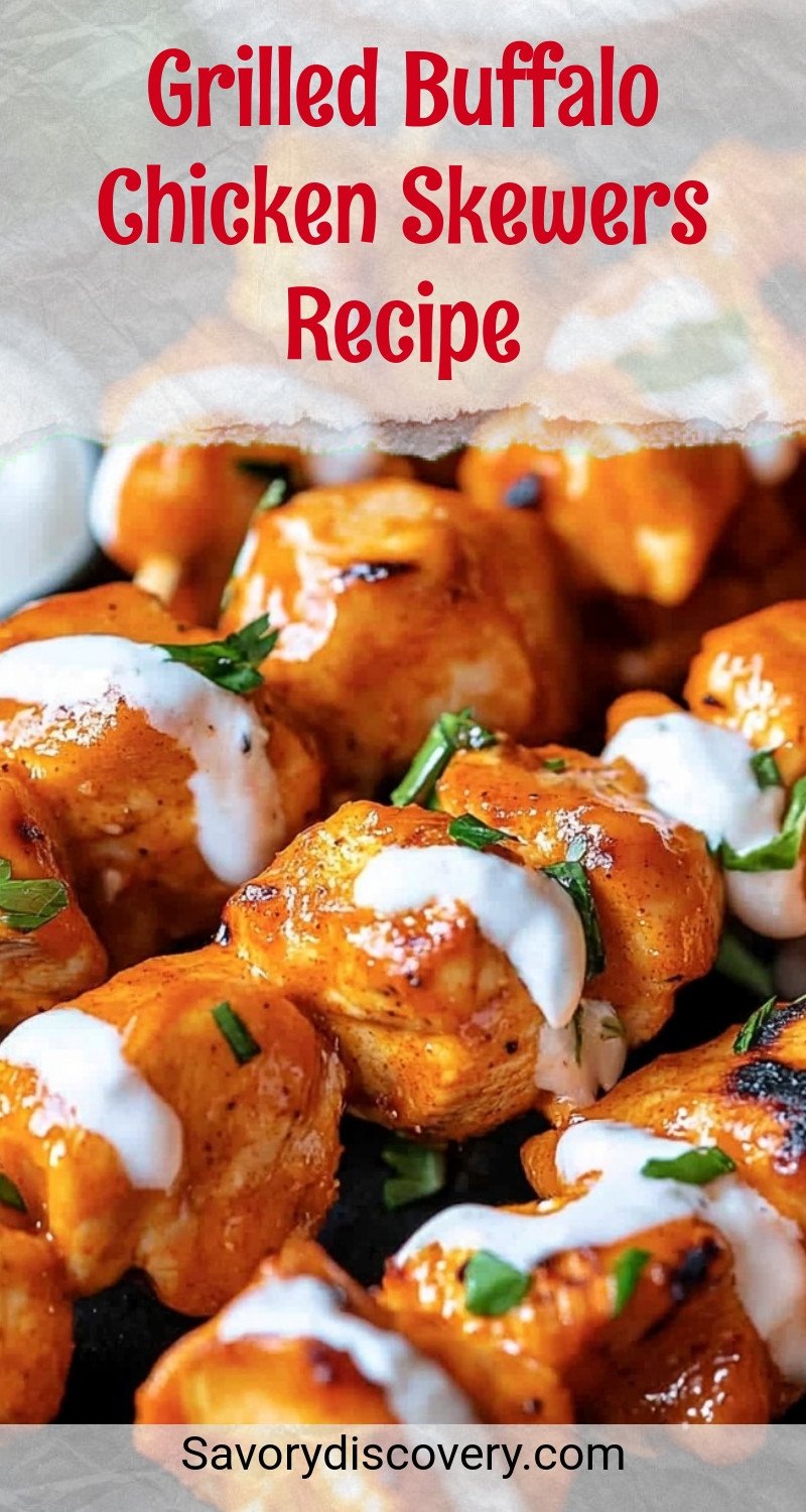 Grilled Buffalo Chicken Skewers Recipe