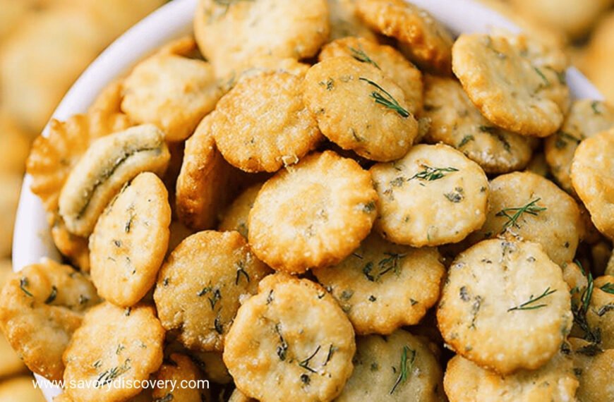 Homemade Dill Oyster Cracker Recipe